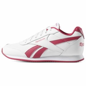 Adidasy Dziecięce Reebok Royal Classic Jogger 2.0 Białe/Różowe PL 37JACQH